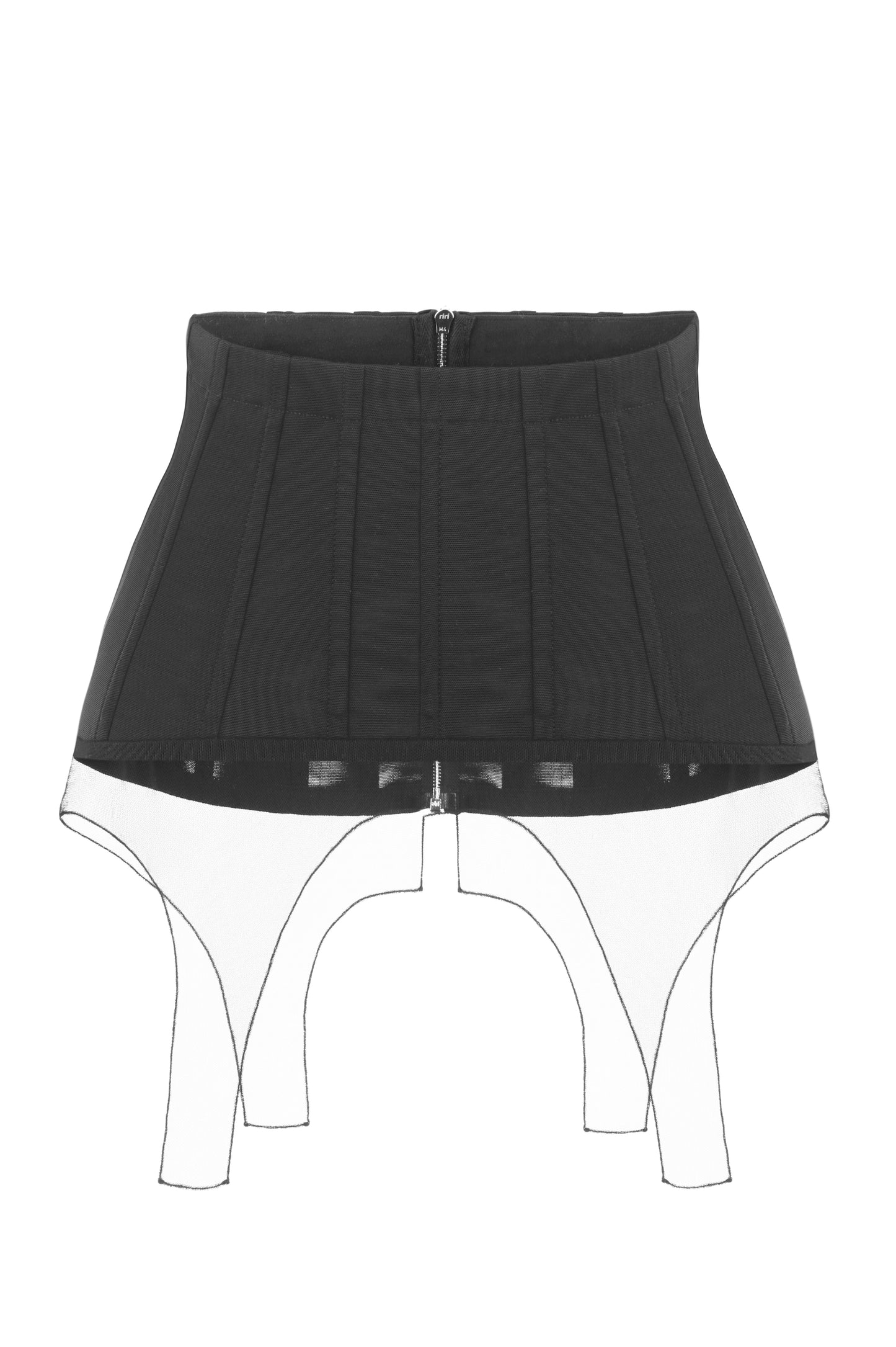 Waist corset with net straps