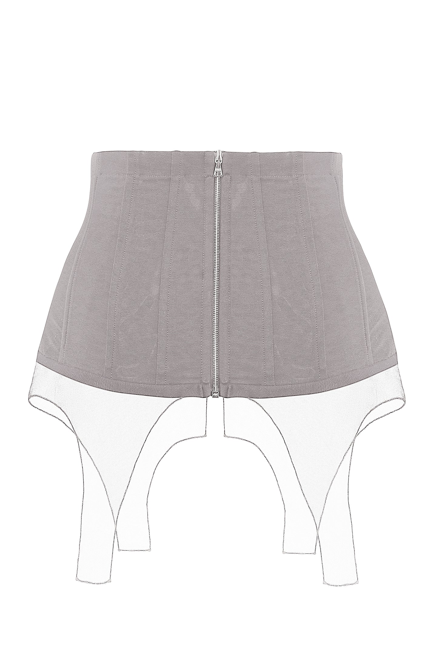 Waist corset with net straps