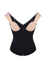 Corset with cups and gradient straps