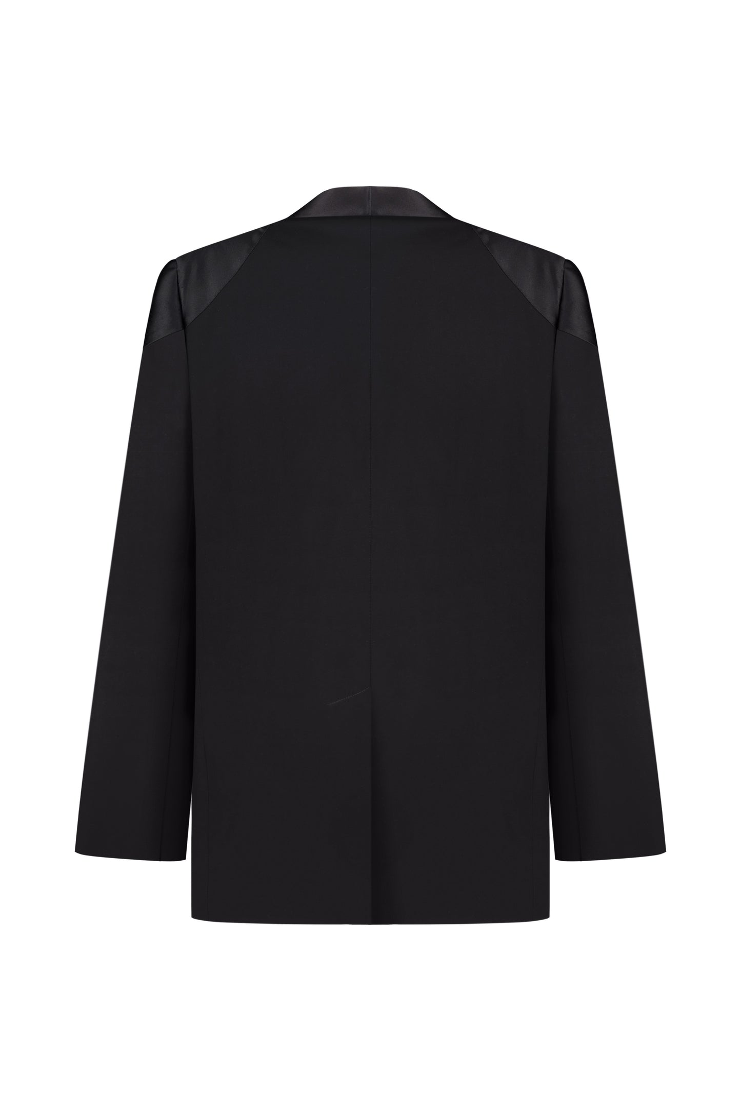 Jacket with silk lapel