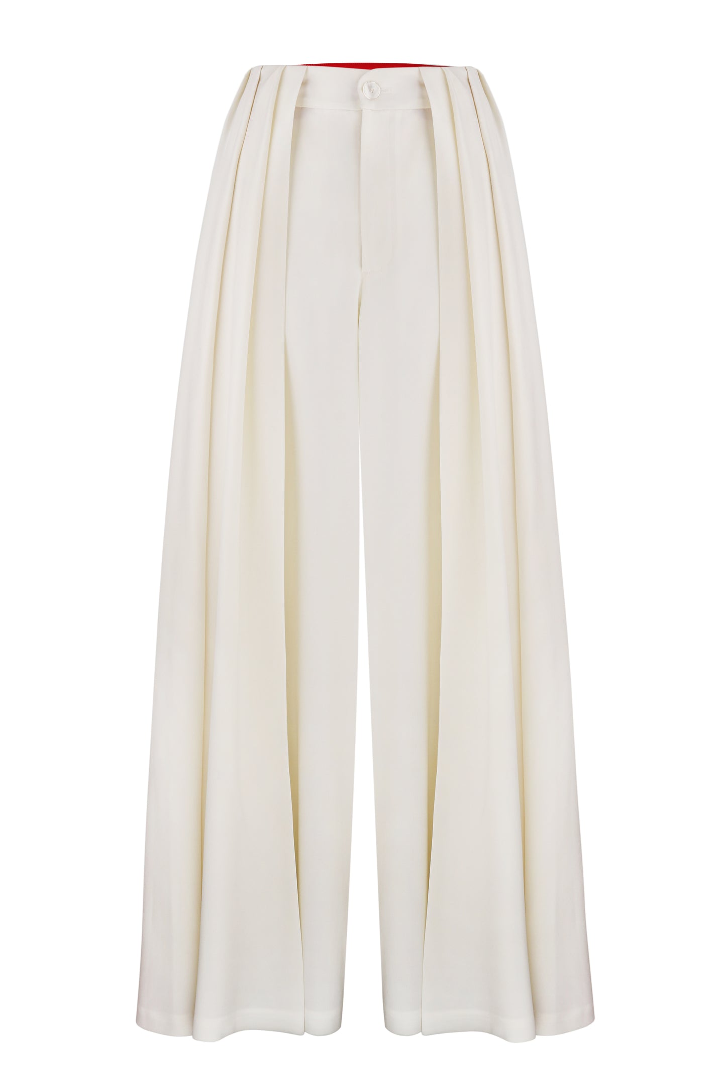 Wide wool trousers