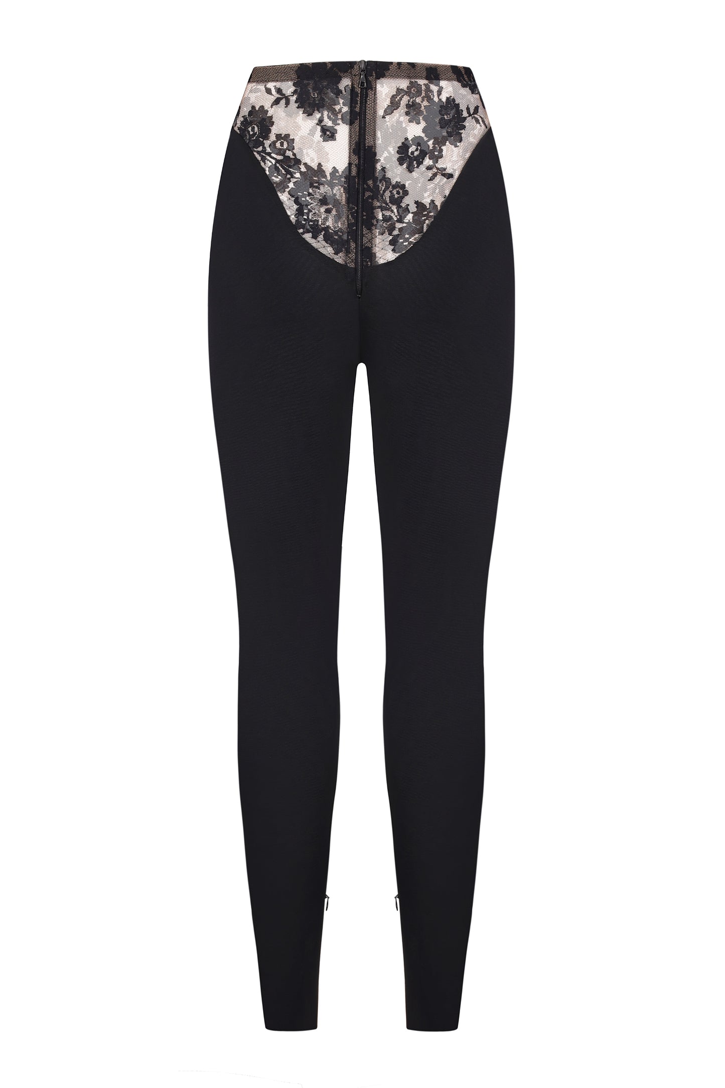 Corset leggings with lace details