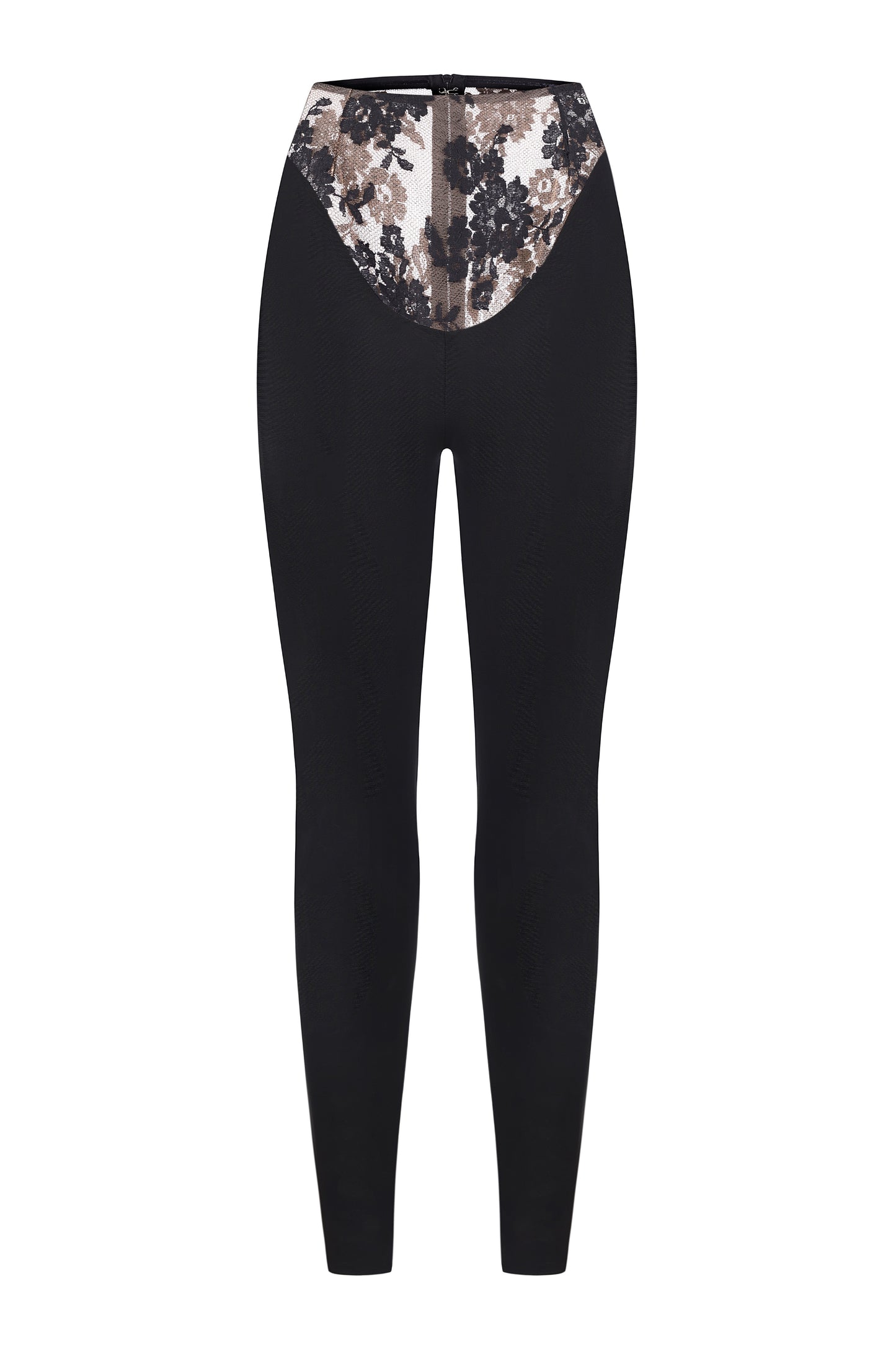 Corset leggings with lace details