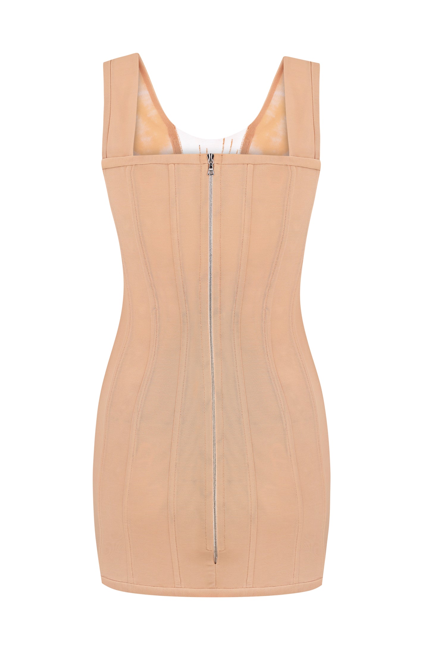 Embellished corset dress with cuts