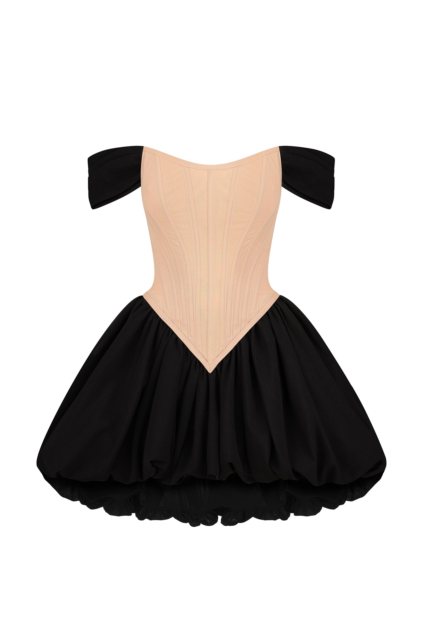 Puffy corset dress
