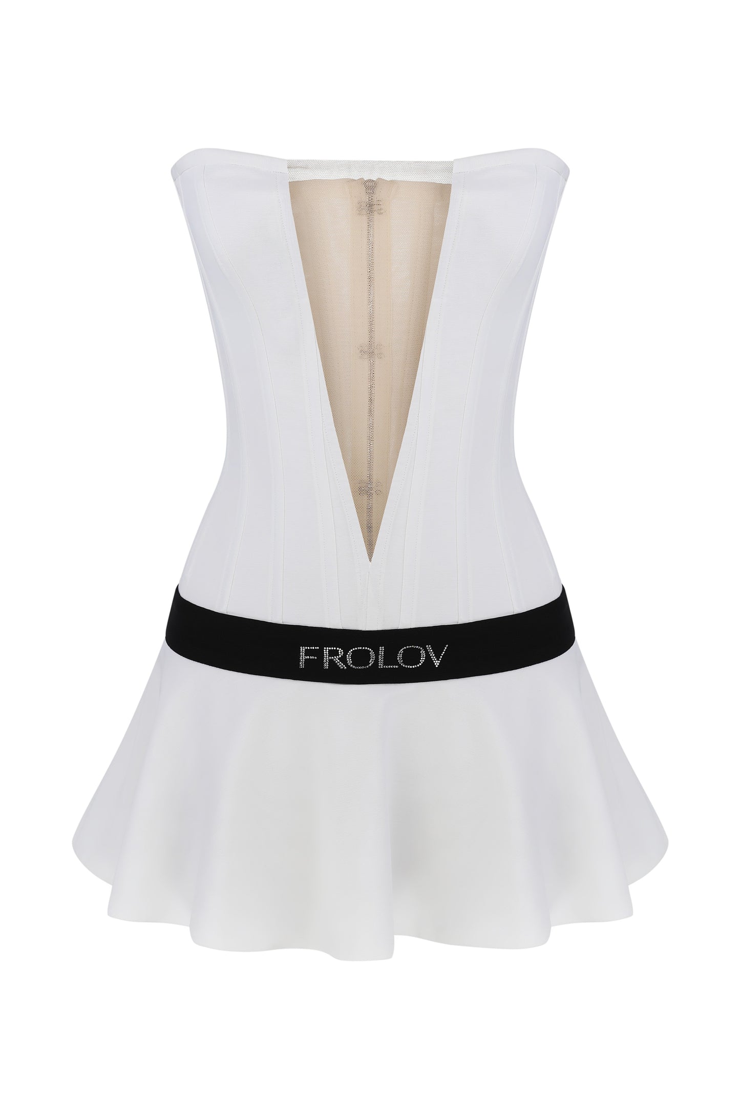 Dress with corset top