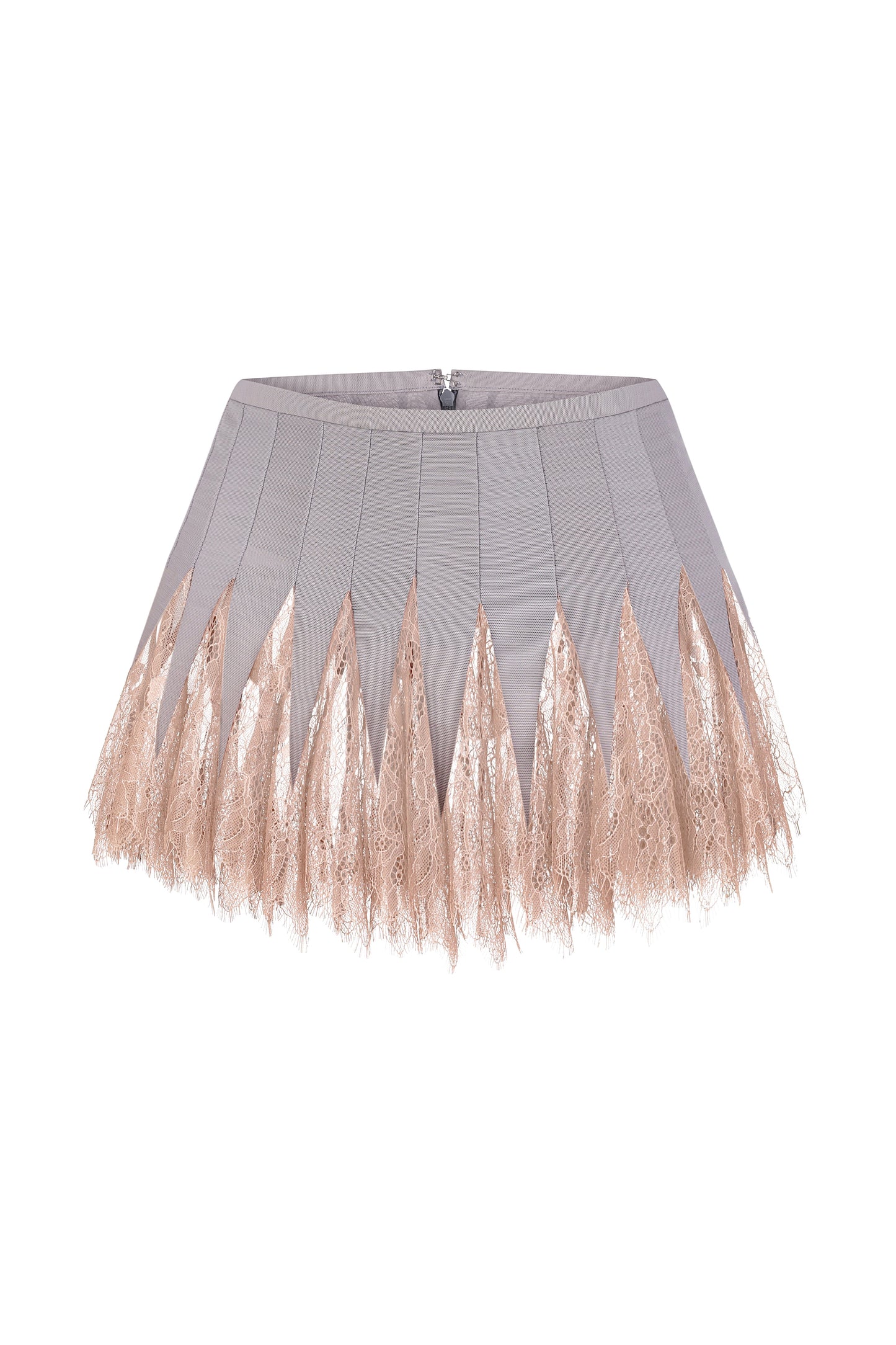 Mini corset skirt with lace details
