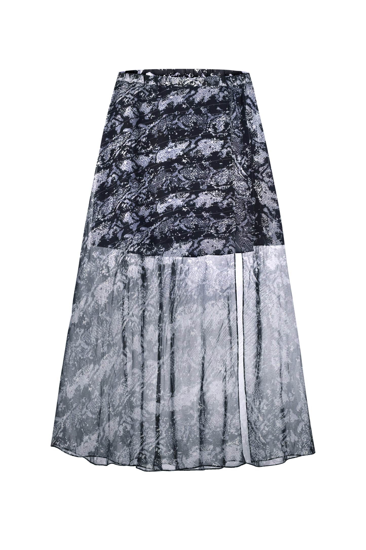Skirt with a cut