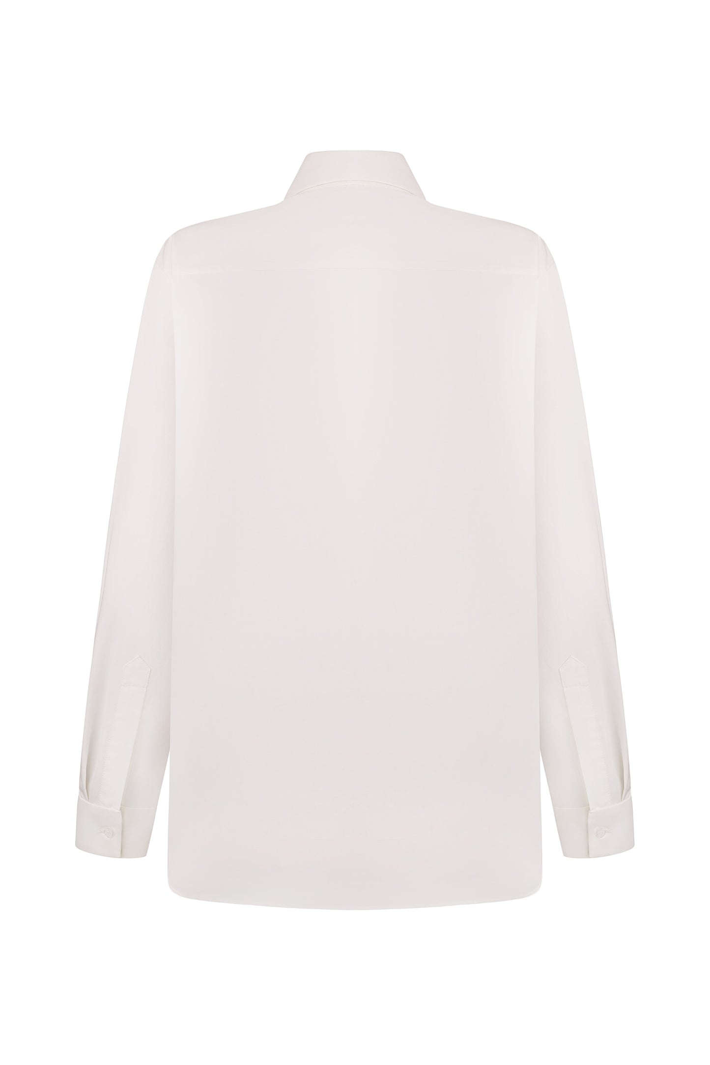 Shirt with transparent front