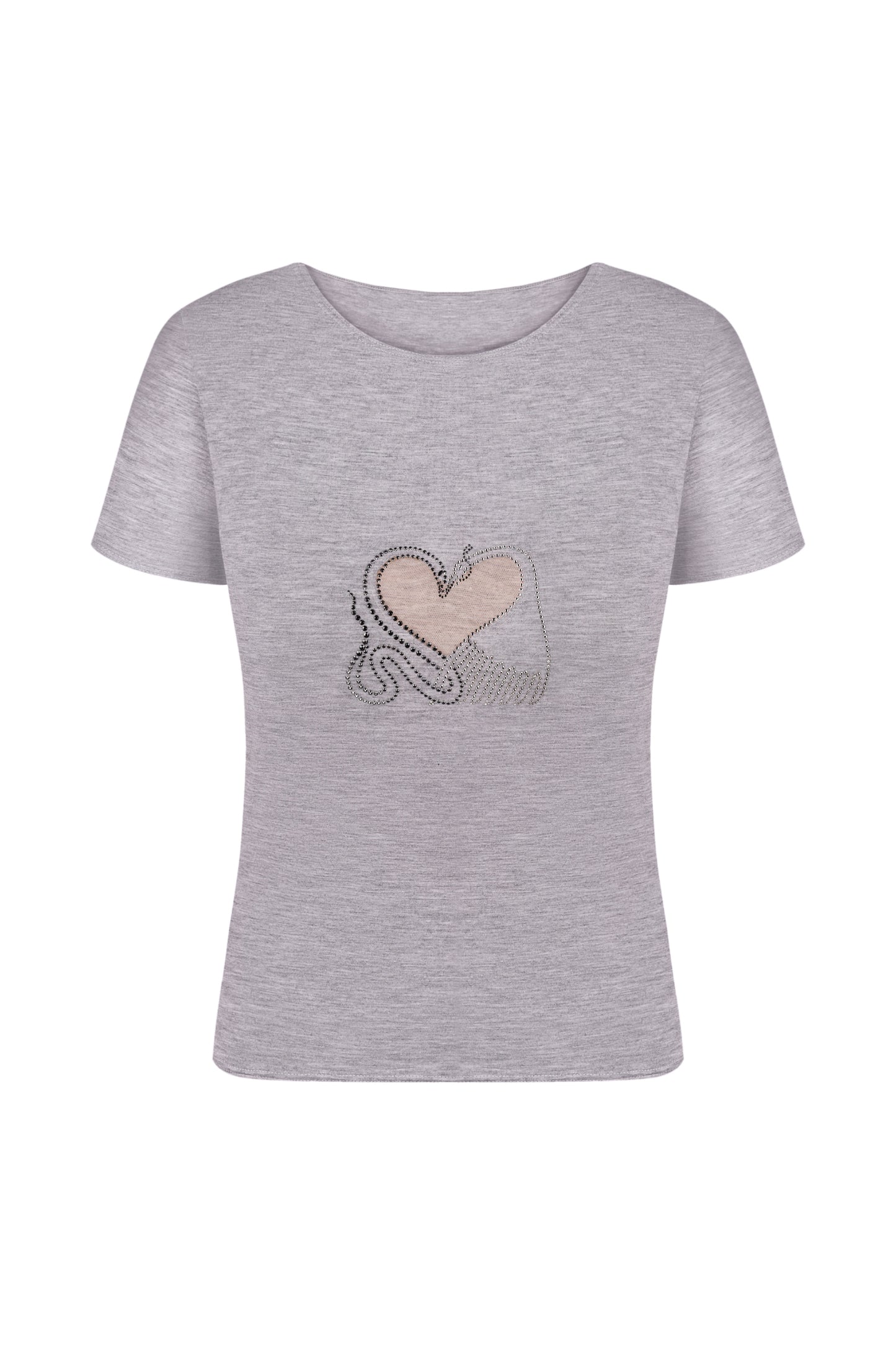 T-shirt with crystals