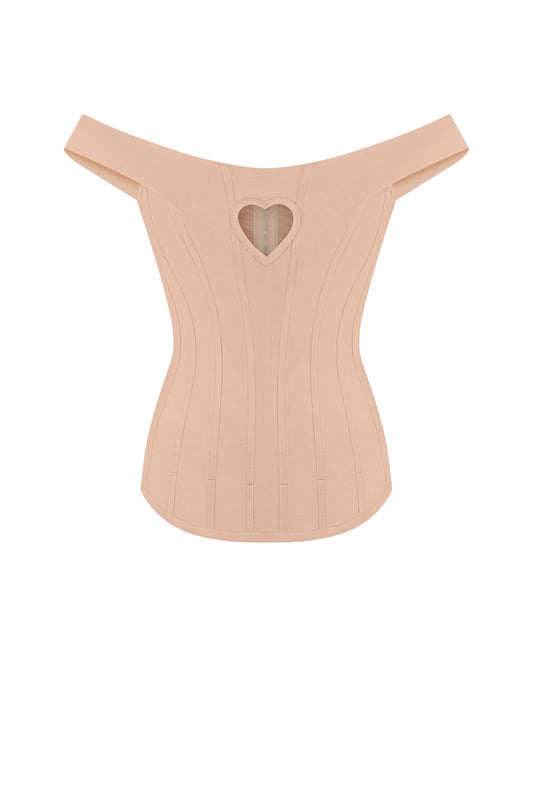 Corset with "Heart" cut