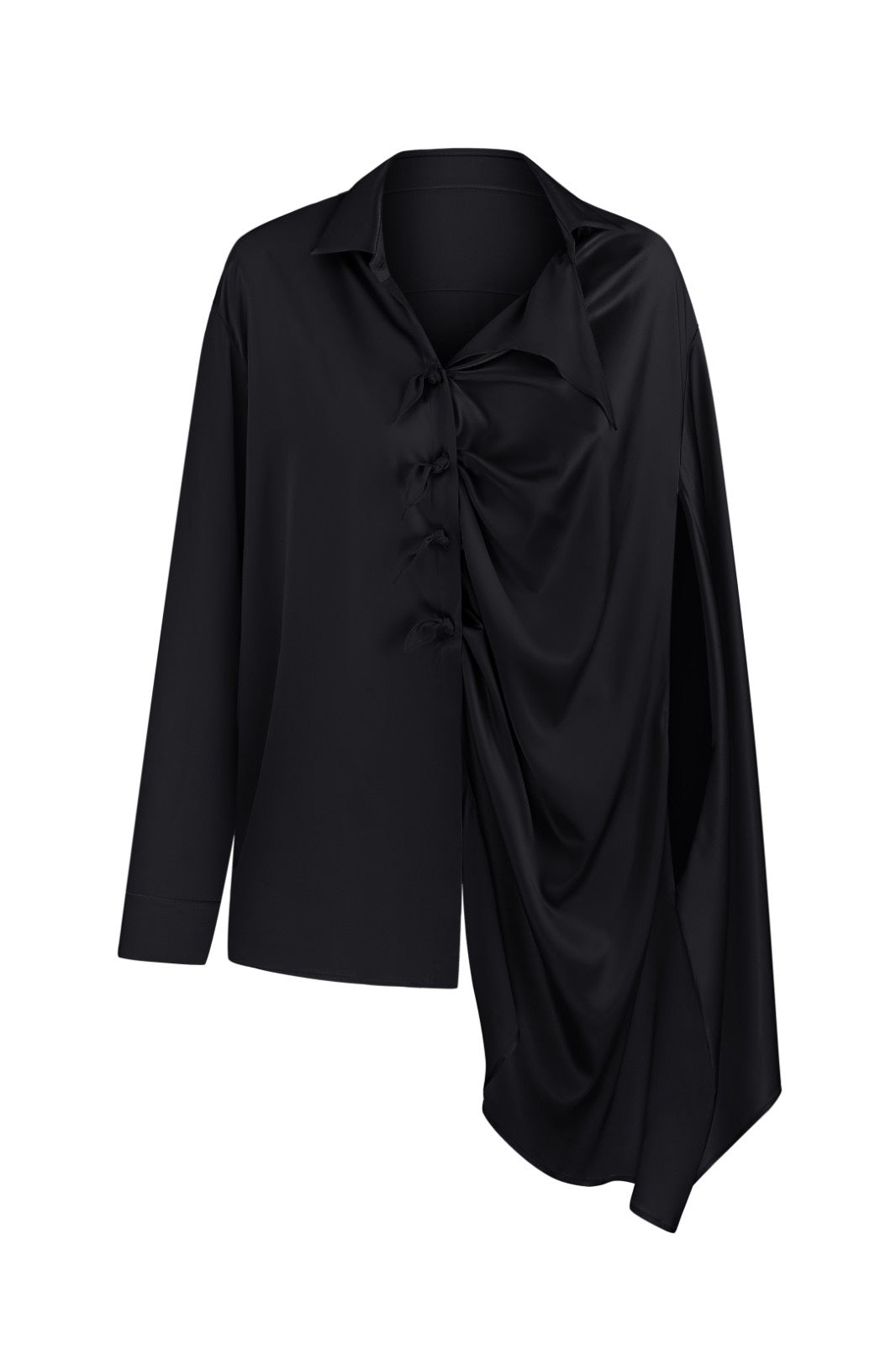 Satin silk shirt