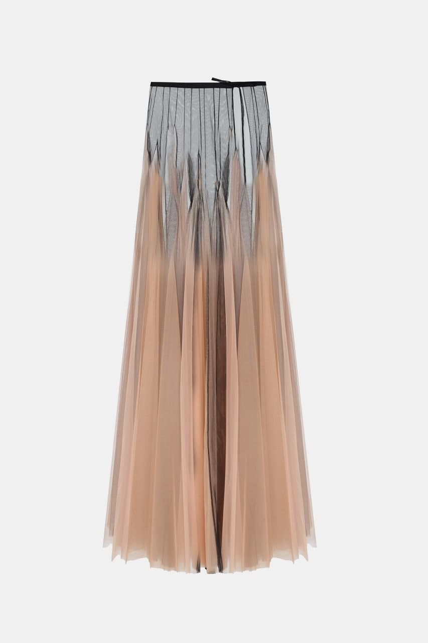 Adjustable tulle skirt