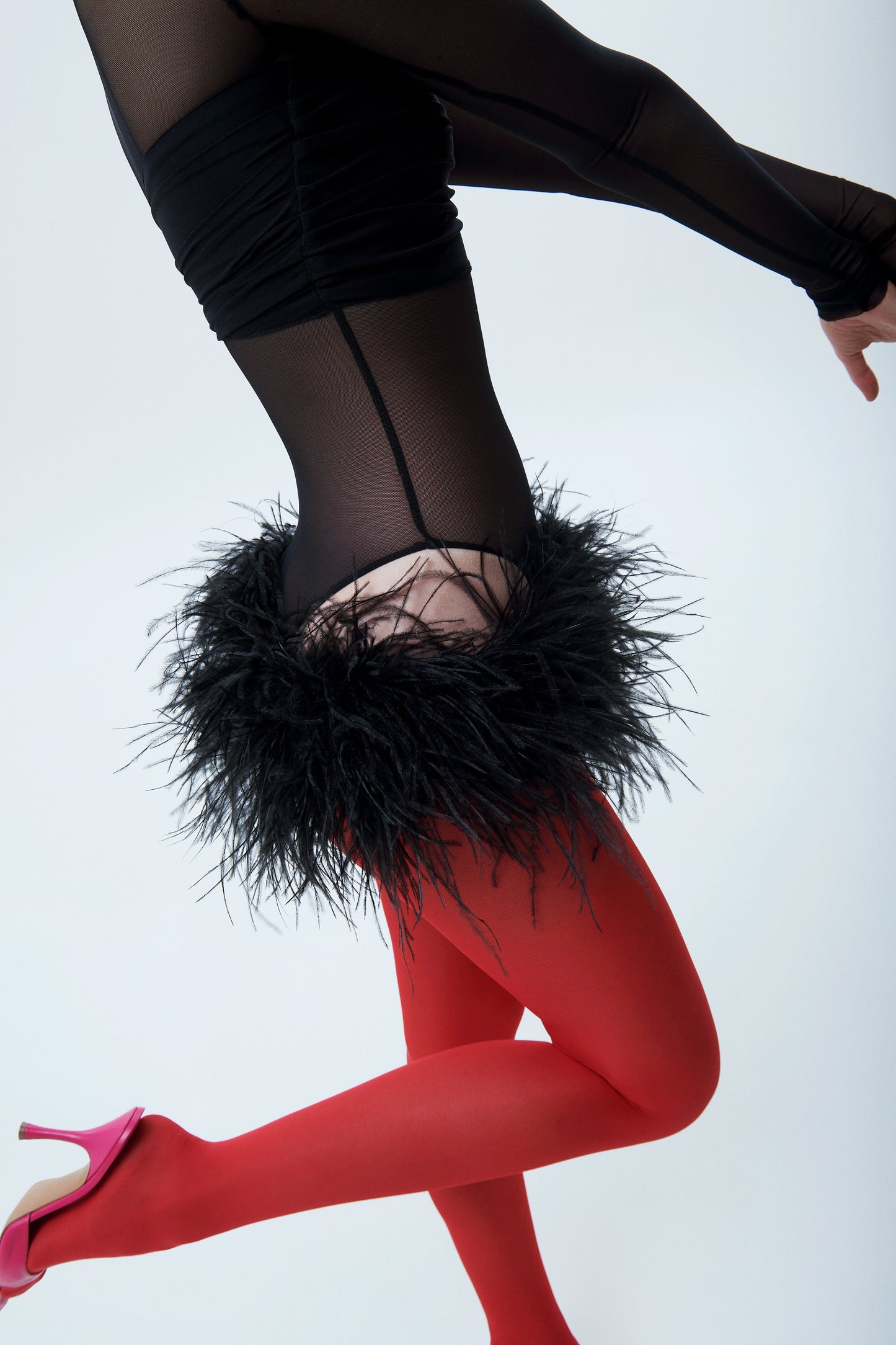 Feather panties