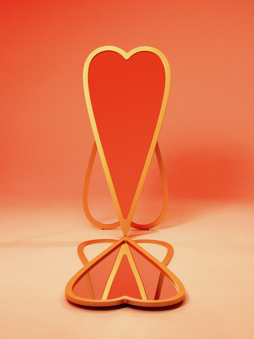 "Heart" mirror
