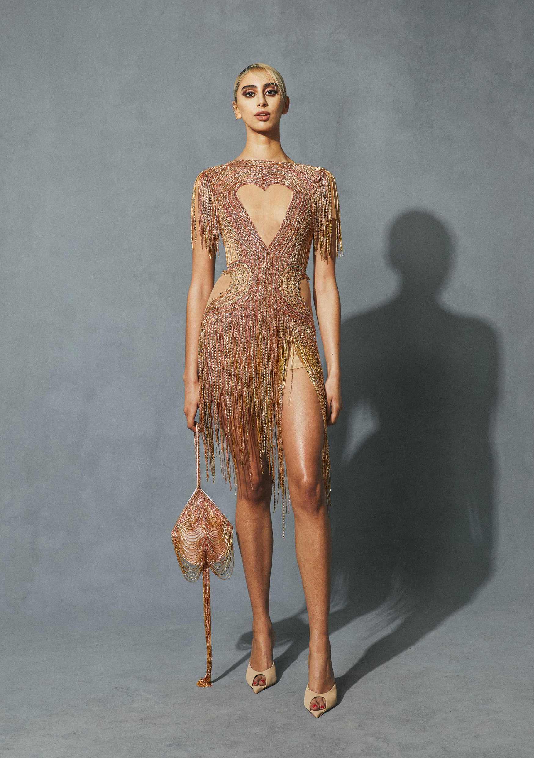 Fully embellished dress FROLOV Fully embellished dress FROLOV