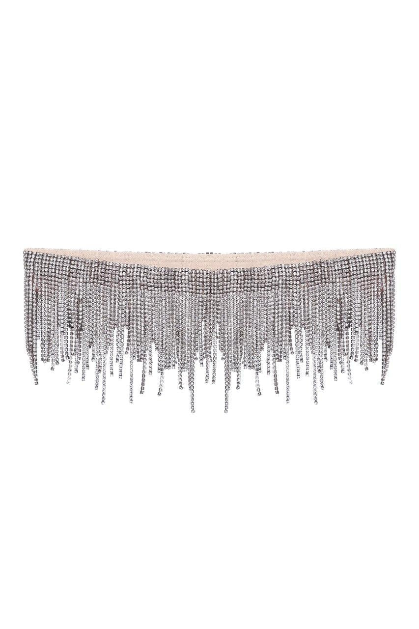 Garter with handmade embroidery
