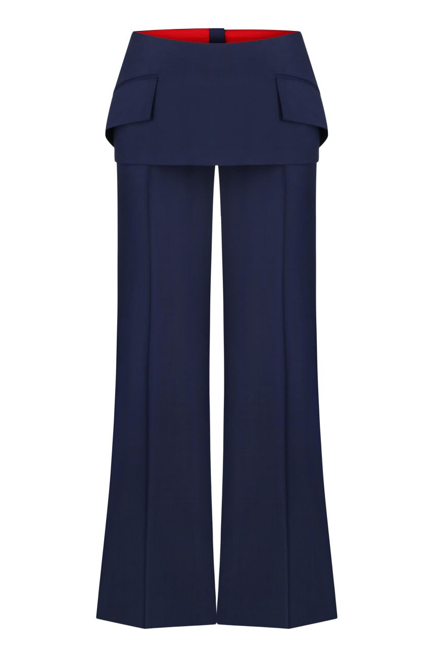 Low-rise trousers