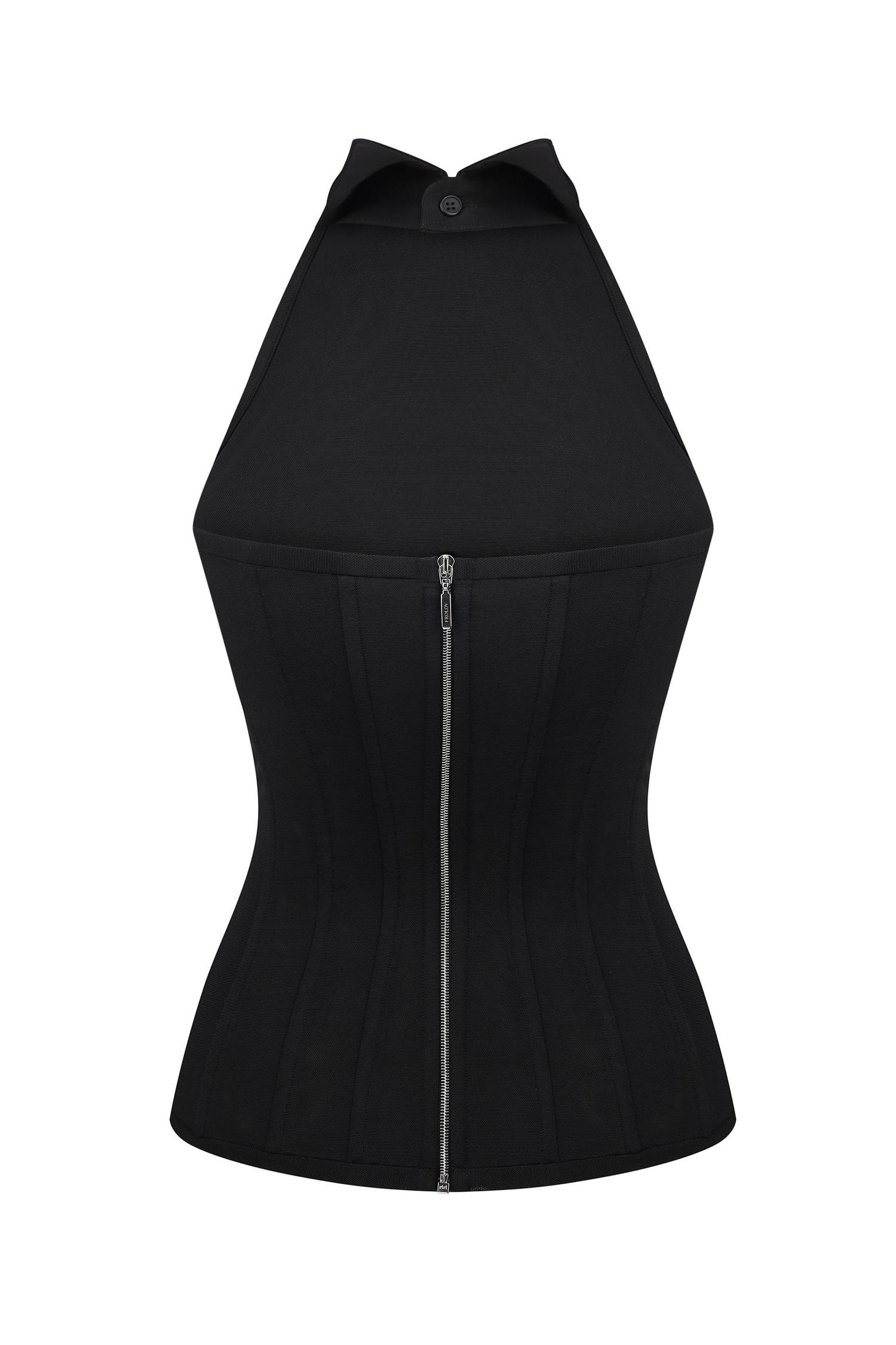 Corset with a collar