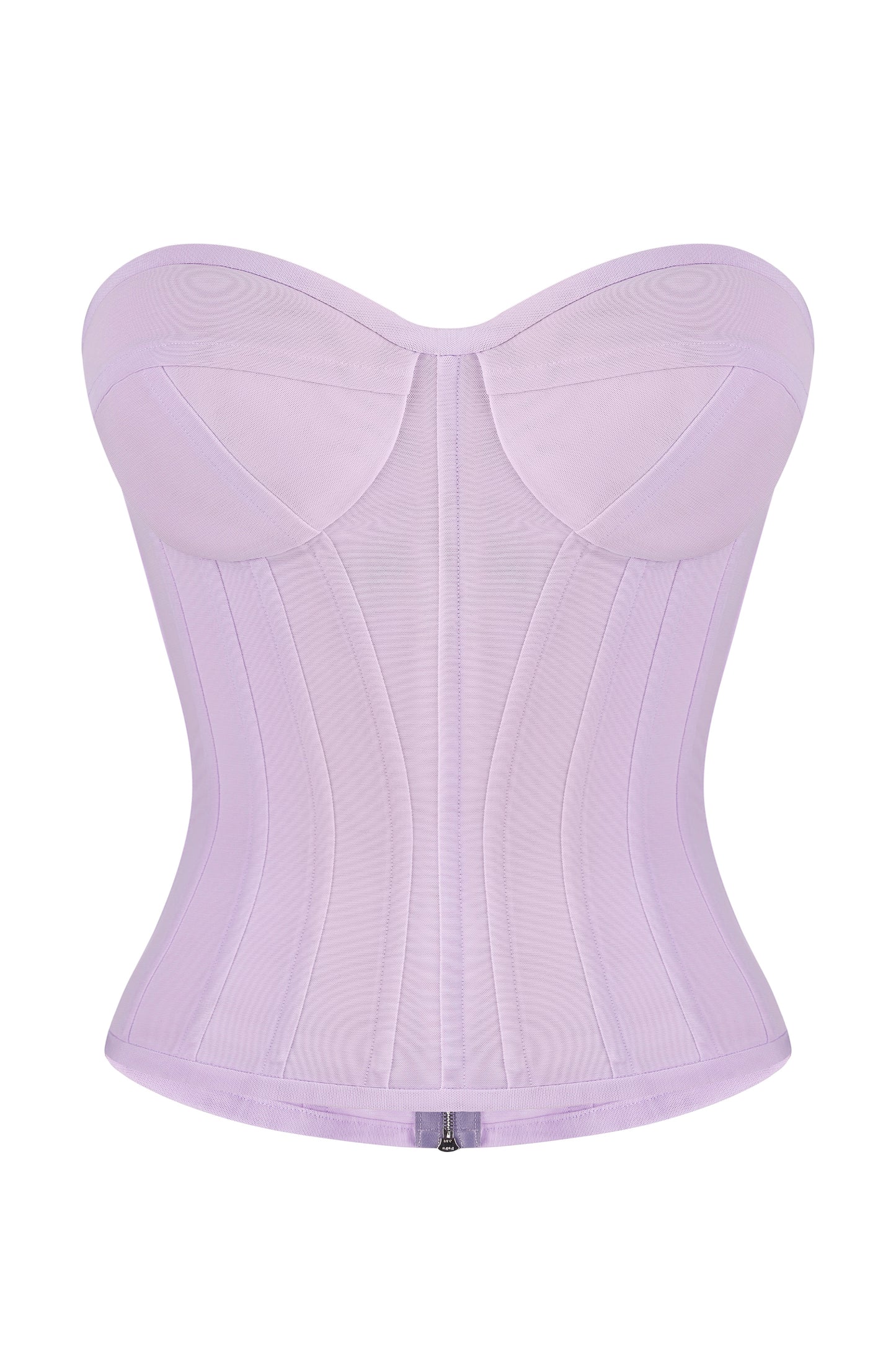 Strapless bustier corset
