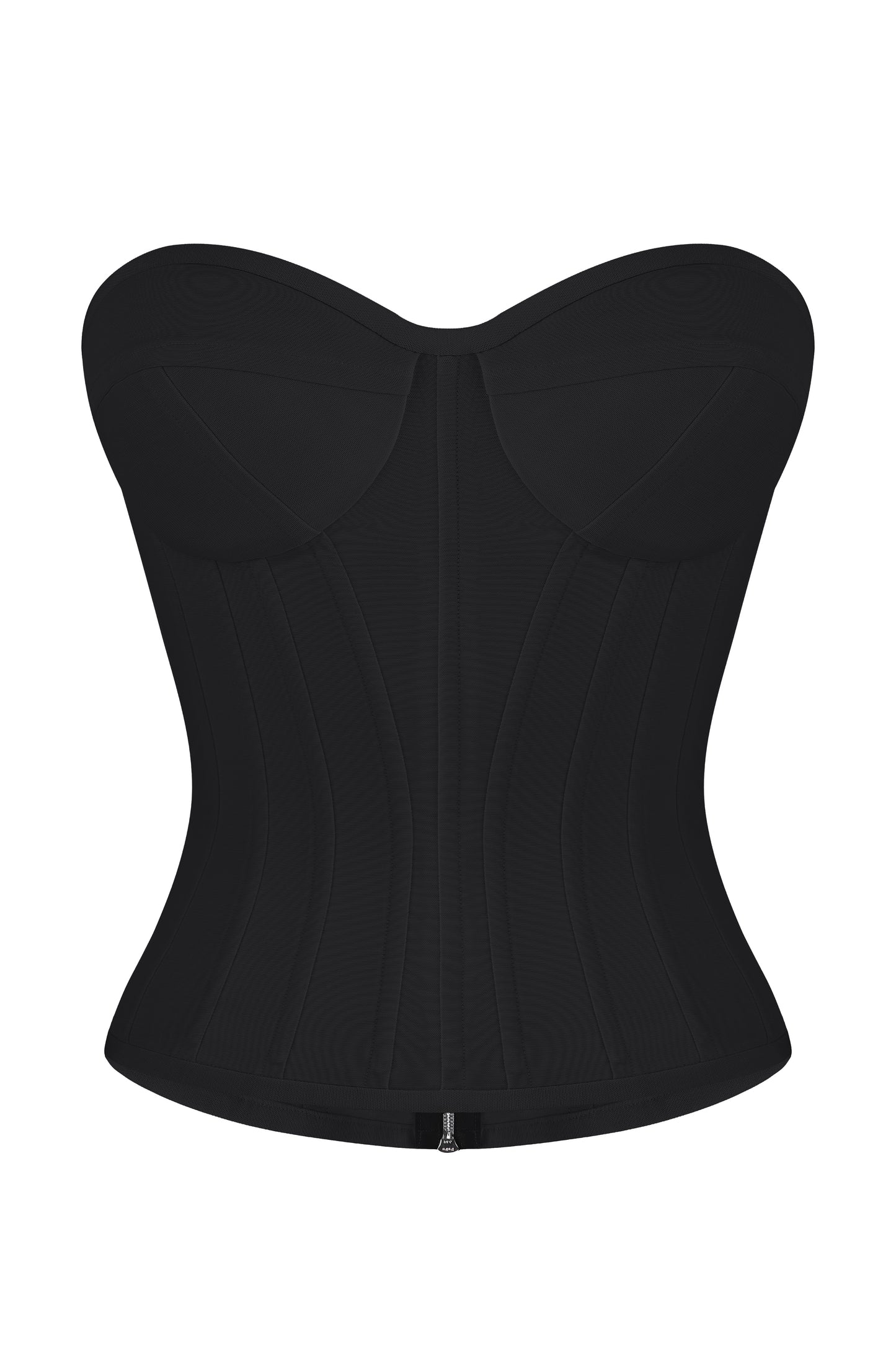 Strapless bustier corset