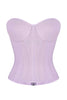 Strapless bustier corset
