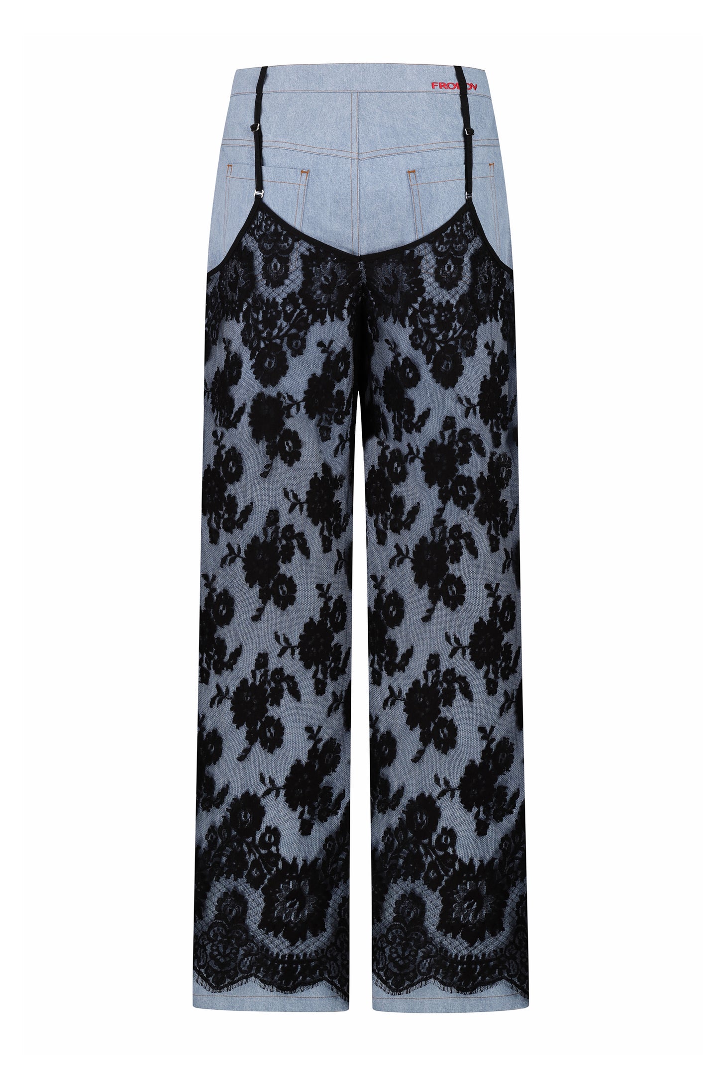 Джинси з мереживом