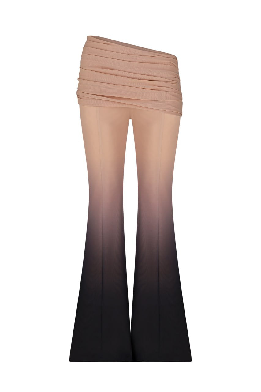 Drape corset leggings