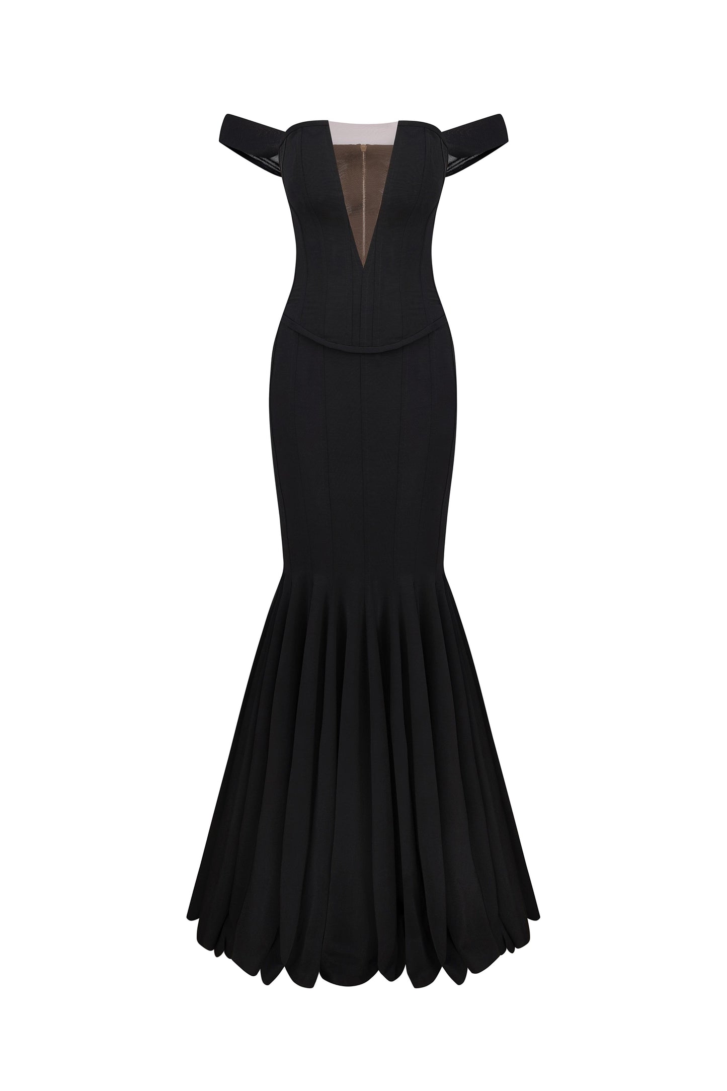 Floor-length mermaid dress