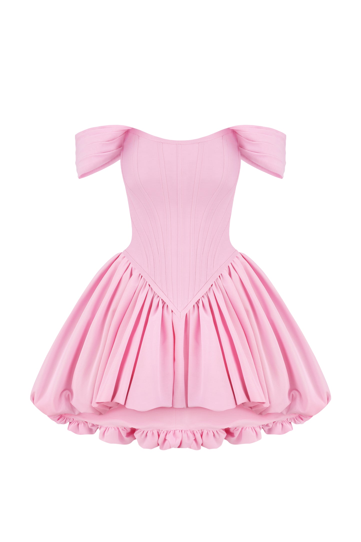 Puffy corset dress