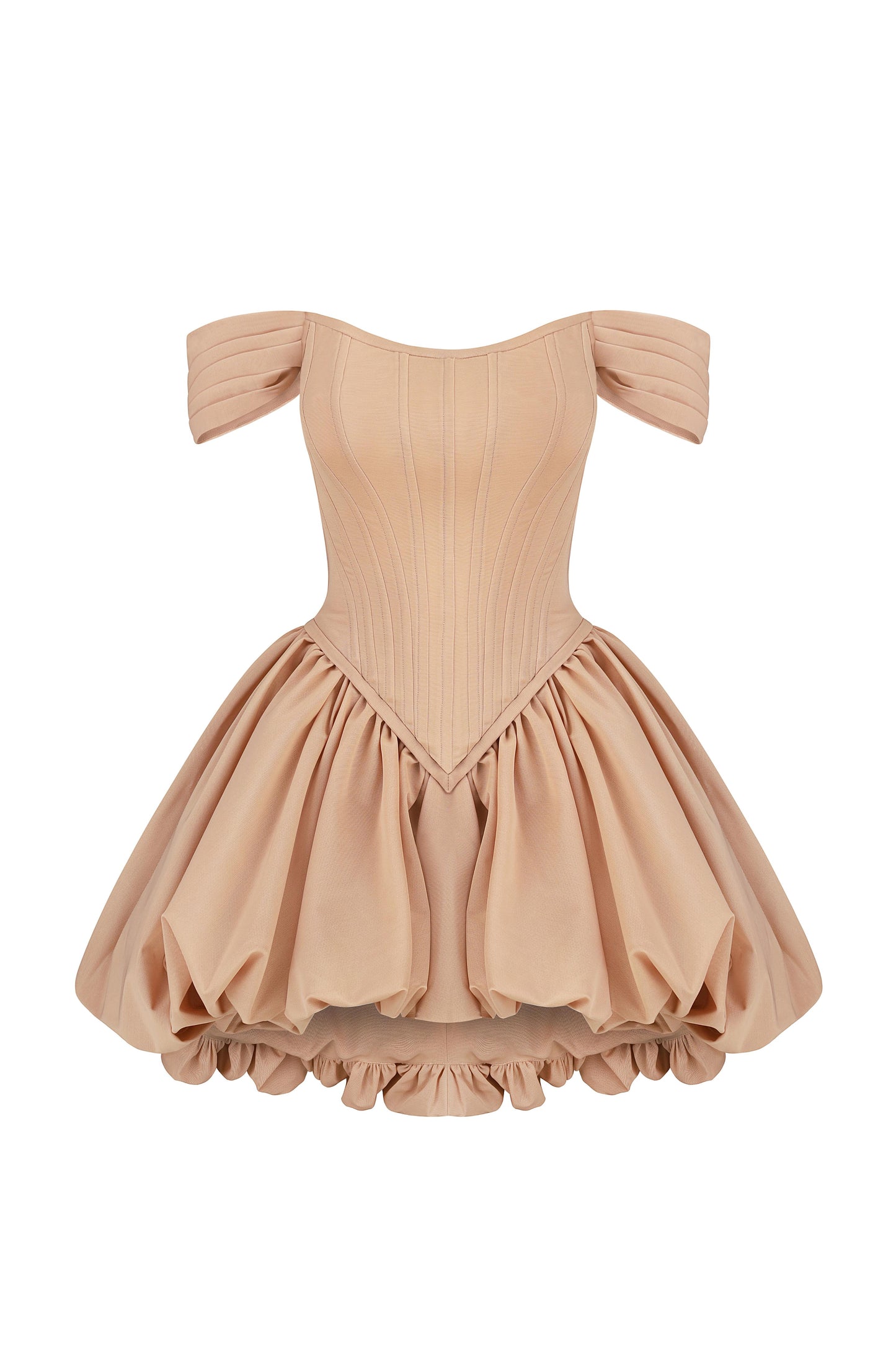 Puffy corset dress