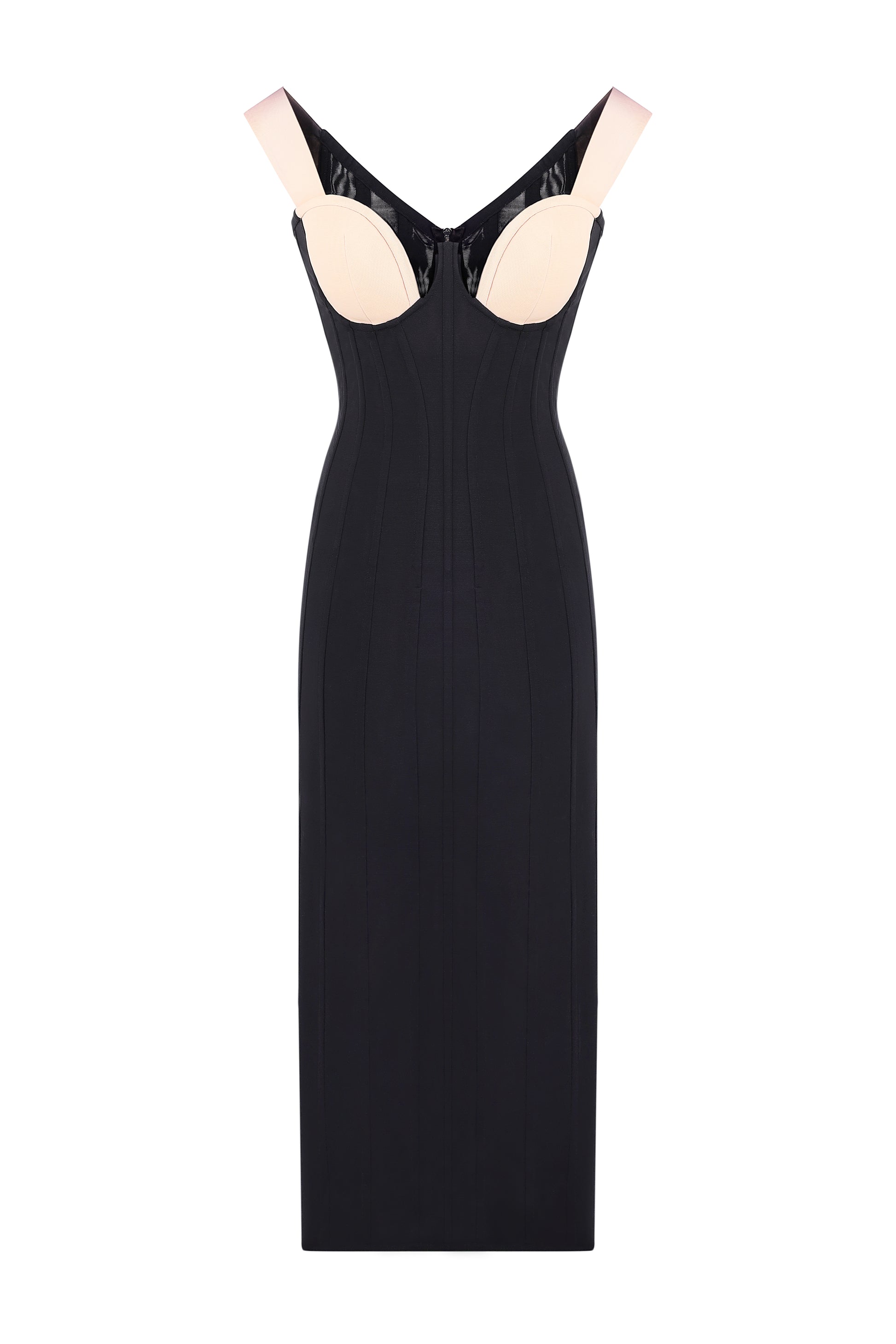 corset cup dress Corset dress with cups and gradient straps