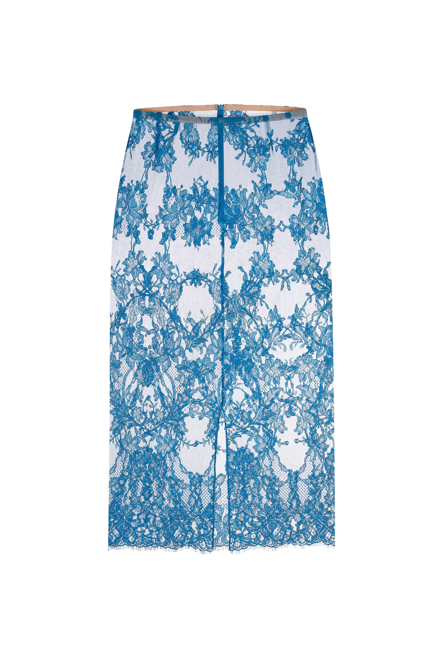Transparent lace skirt