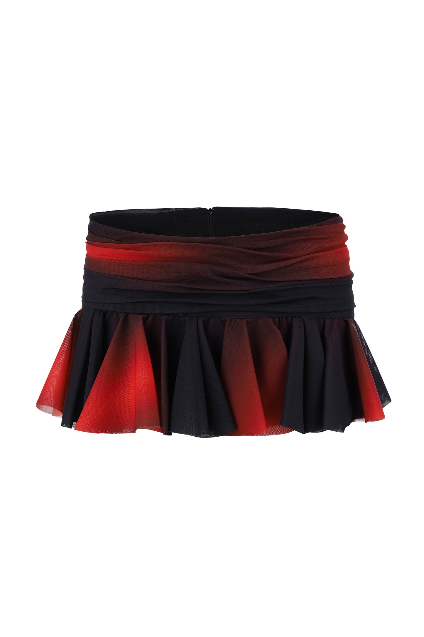 Gradient mini skirt