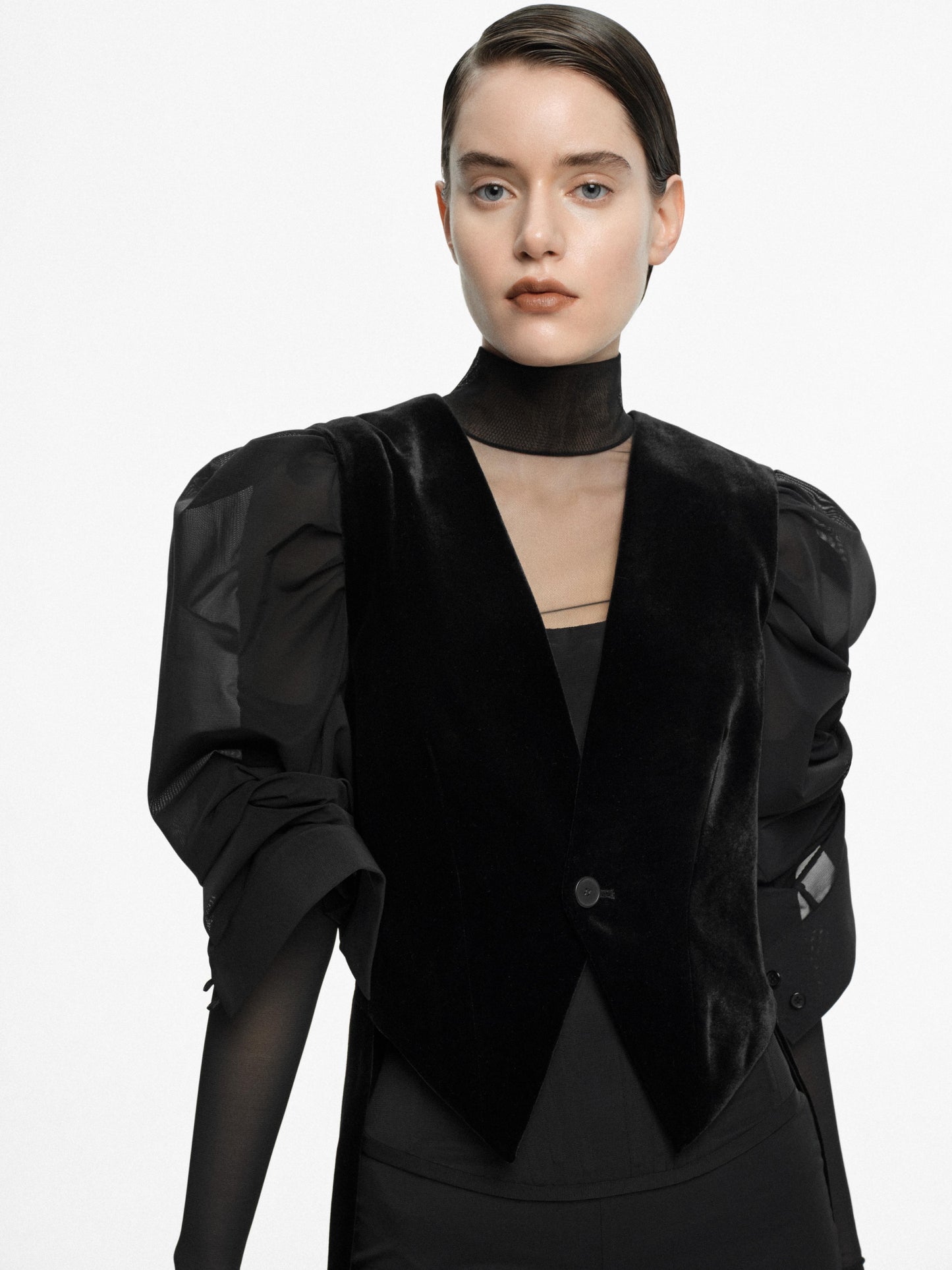Velvet tailcoat