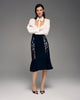 Corset skirt with corset mesh and lace details