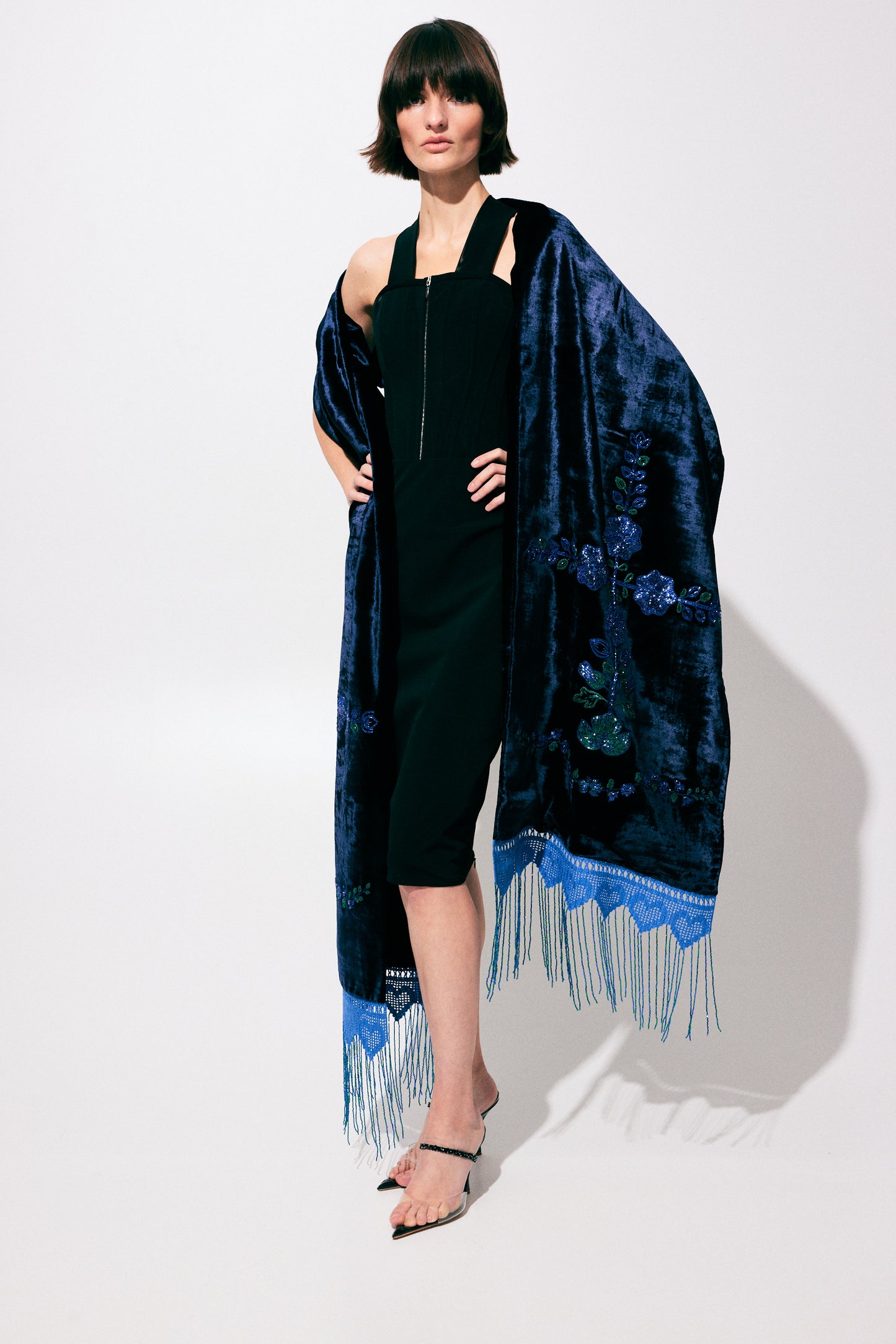 Корсет з блискавкою попереду