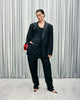 Jacket with silk lapel