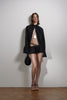Silk micro skirt