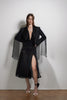 Jacket with transparent back