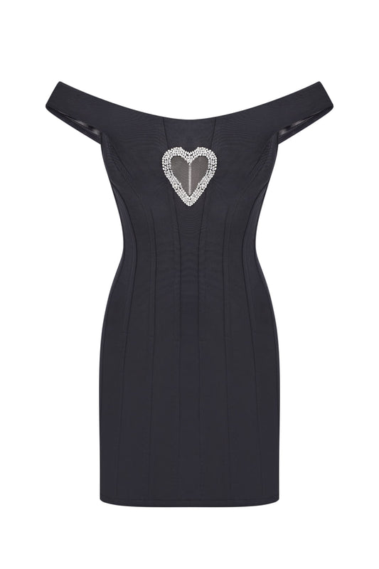 Корсетна сукня з вирізом "Серце"