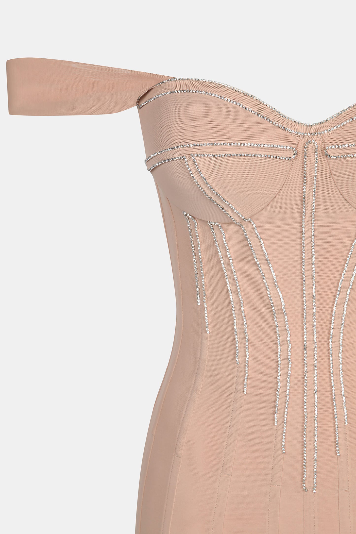 Embellished corset dress