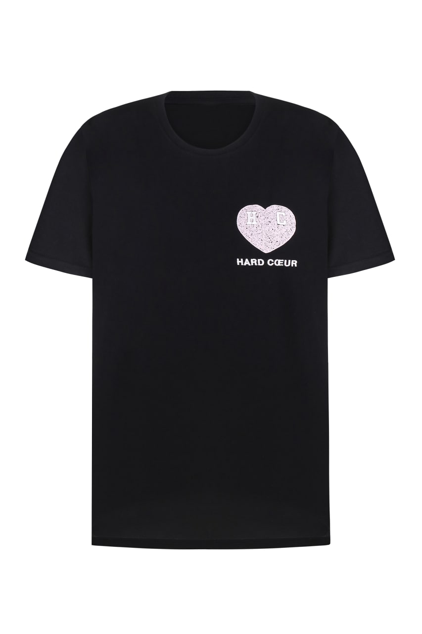 T-shirt FROLOV x Vova Vorotniov with "Hard Coeur" embroidery